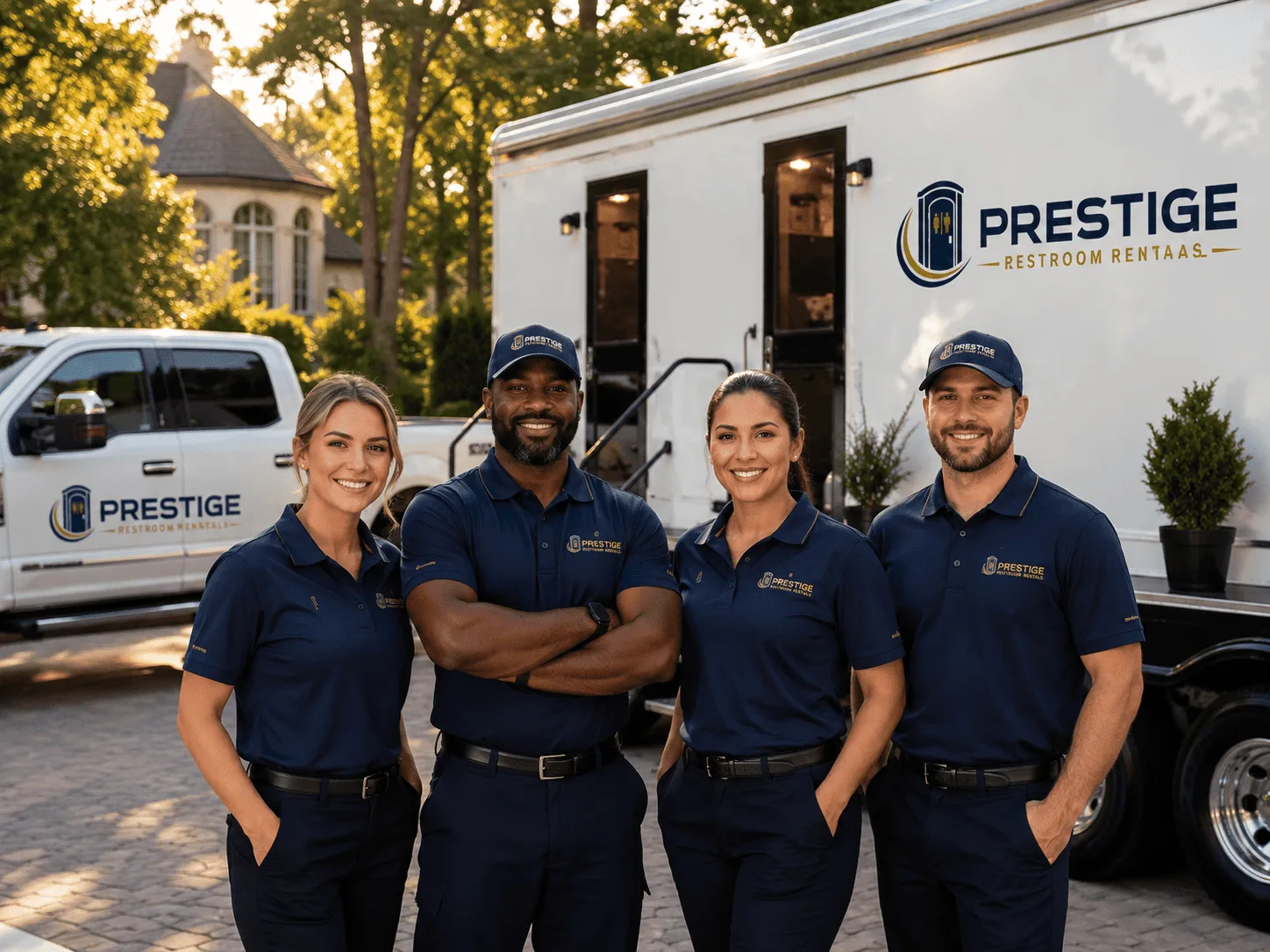 Trusted Luxury Portable Restrooms company in Romayor, TX